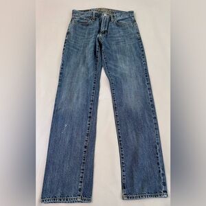 American Eagle Jeans‎ Mens Slim Straight Med Wash Stretch Denim 30X34